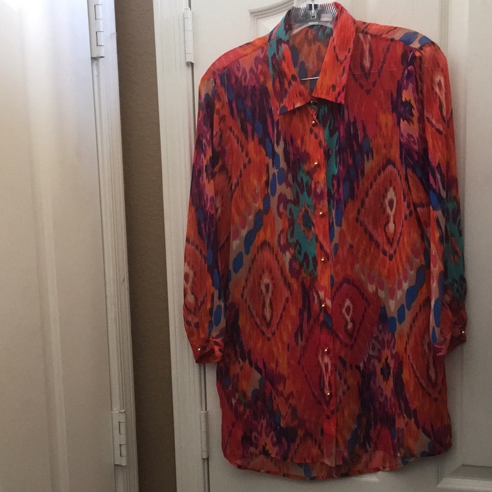 FINAL MARKDOWN FOCUS Life Style Sheer Top (6)